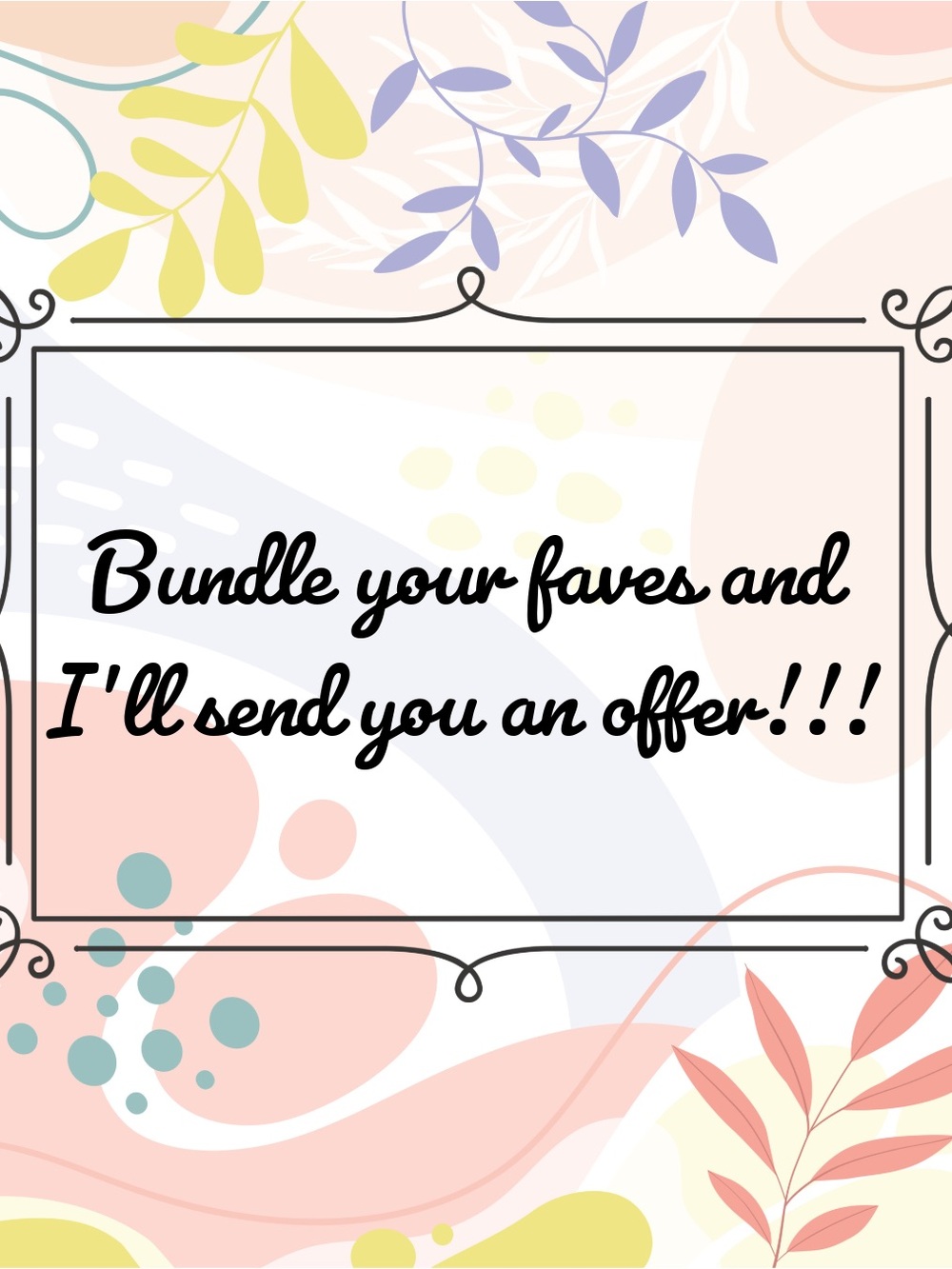 FREEbies with any purchase! Check out the rest of my closet